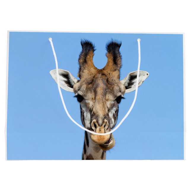 Giraffe Large Gift Bag (Back)