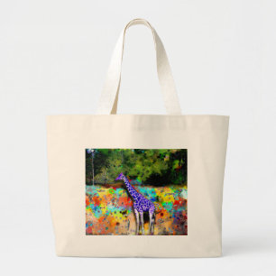 Giraffe Large Tote Bag