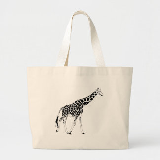 giraffe large tote bag