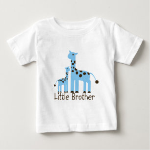 Giraffe Little Brother Baby T-Shirt