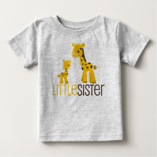 Giraffe Little Sister Infant T-Shirt