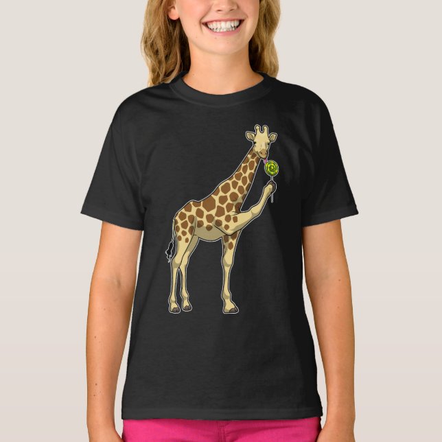 Giraffe Lollipop T-Shirt (Front)
