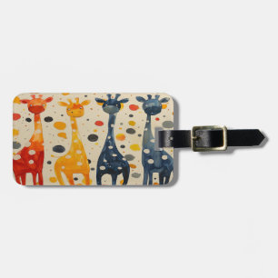 Giraffe Long Neck Luggage Tag