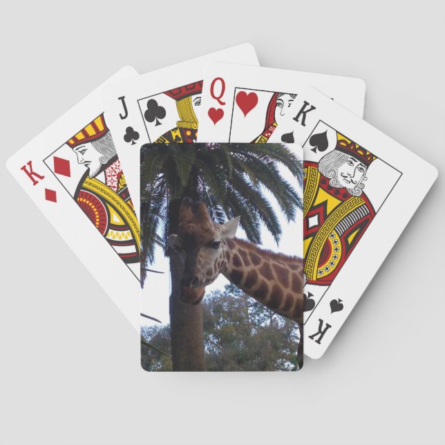Giraffe Lookout, Playing Cards (Back)