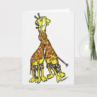 GIRAFFE LOVE CARD