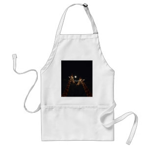 Giraffe Love In The Moonlight, Standard Apron