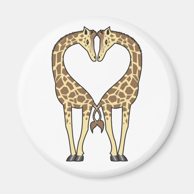 Giraffe Love Magnet (Front)