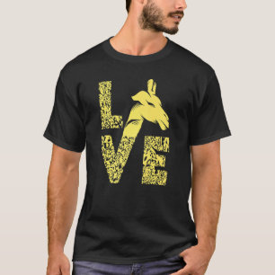 Giraffe Love Tallest Ruminant Camelopard Safari Ma T-Shirt