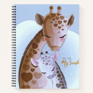 Giraffe Lover Cute Giraffes Notebook