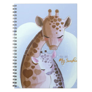 Giraffe Lover Cute Giraffes Notebook
