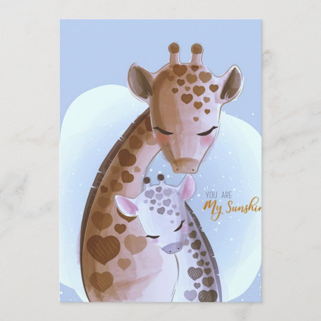 Giraffe Lover Cute Giraffes Programme (Front)