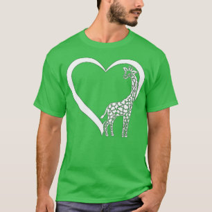 Giraffe Lover Giraffe Heart Giraffe  T-Shirt