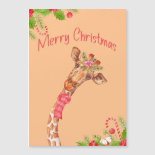 Giraffe Lover Giraffes Africa Merry Christmas