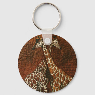 Giraffe Lover's Keychain