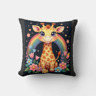 Giraffe Lovers T-Shirt Cushion