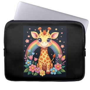 Giraffe Lovers T-Shirt Laptop Sleeve
