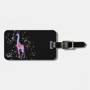 Giraffe Luggage Tag