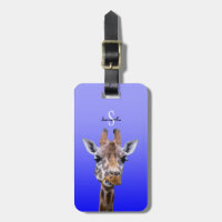 Giraffe Luggage tag