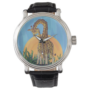 Giraffe Mama and Baby Watch