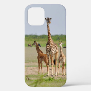 Giraffe Mama and kids Case-Mate iPhone Case