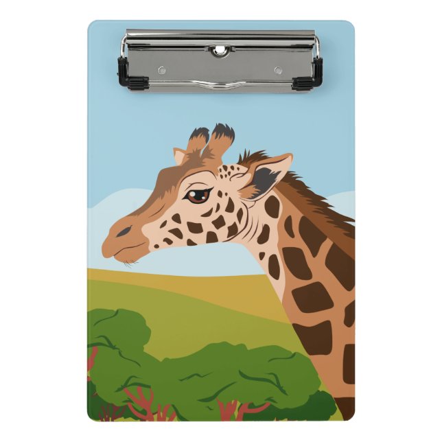 Giraffe Mini Clipboard (Front)