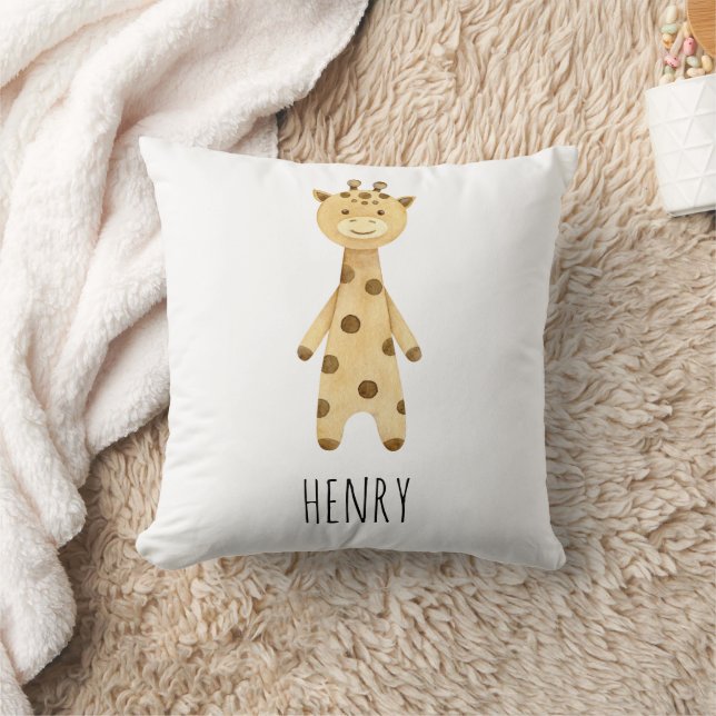 Giraffe monogram. cute modern  cushion (Blanket)