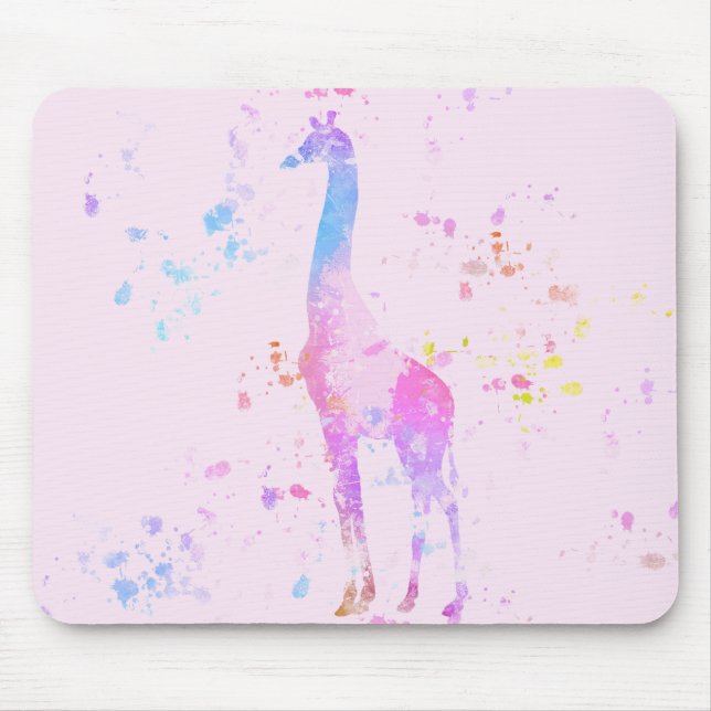 Giraffe Mouse Mat (Front)