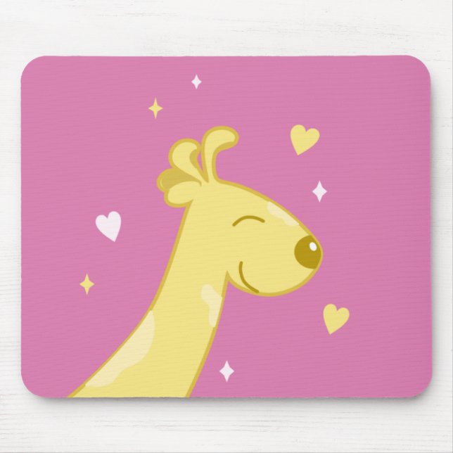 Giraffe Mouse Mat (Front)