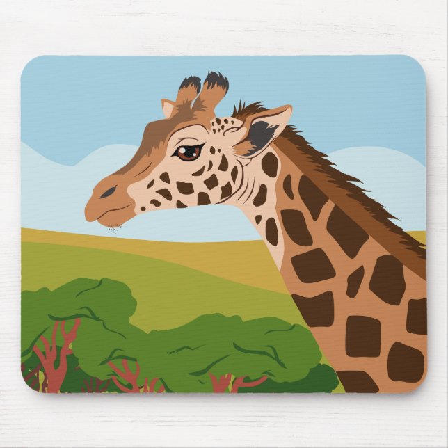 Giraffe Mouse Mat (Front)