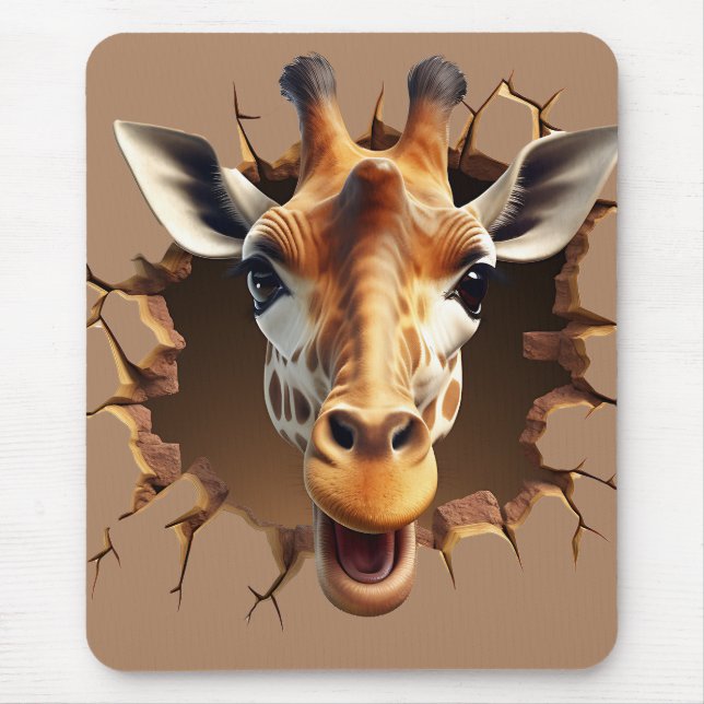 Giraffe Mouse Mat (Front)