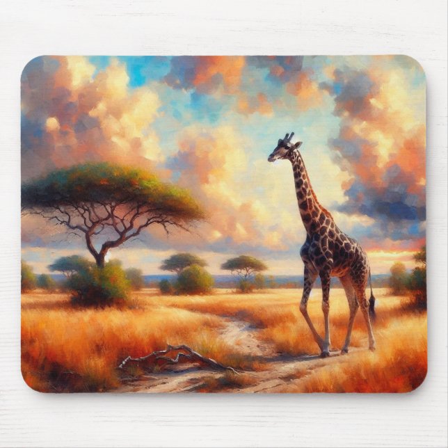 Giraffe Mouse Mat (Front)