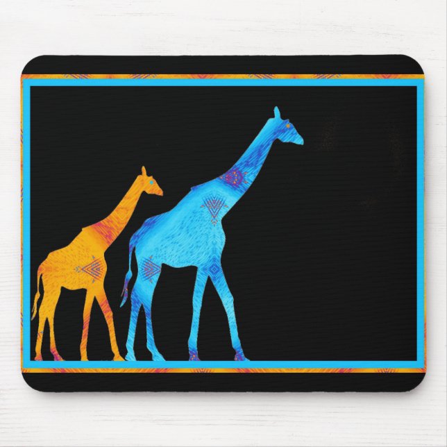Giraffe Mouse Mat (Front)
