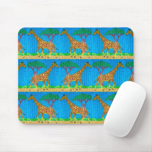 Giraffe - Mouse Pad (With Mouse)