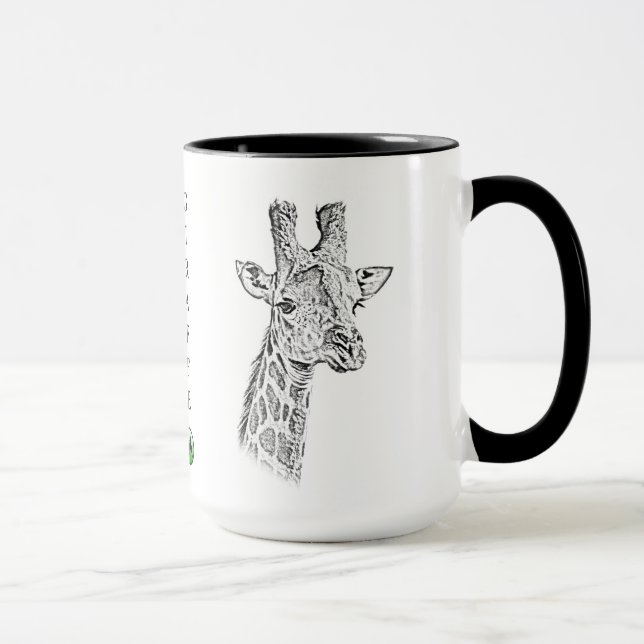 Giraffe Mug - Africa Series (Right)