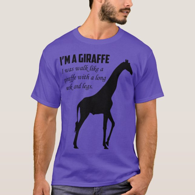 Giraffe music boy T-Shirt (Front)