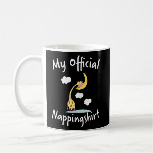 Giraffe Nap Sleeping Sleep Pajama Nightgown  Coffee Mug