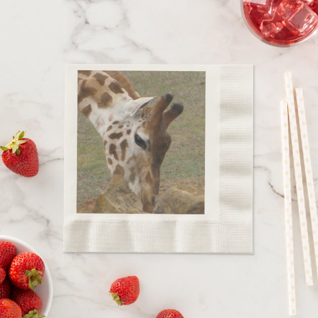 Giraffe Napkin Decore napkins (Insitu)