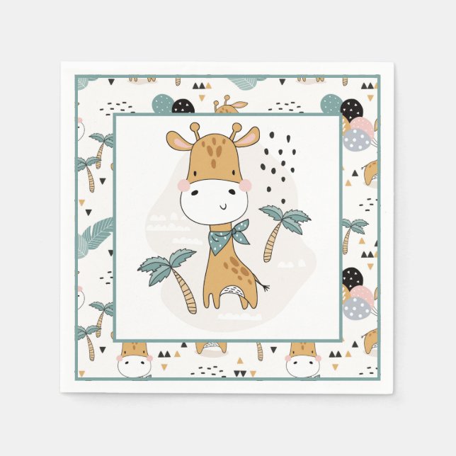 Giraffe Napkins (Front)