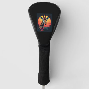 Giraffe Neck Like a Rollercoaster Run Funny Retro  Golf Head Cover