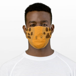 Giraffe Nose Funny Kids Cartoon Smile Cloth Face Mask