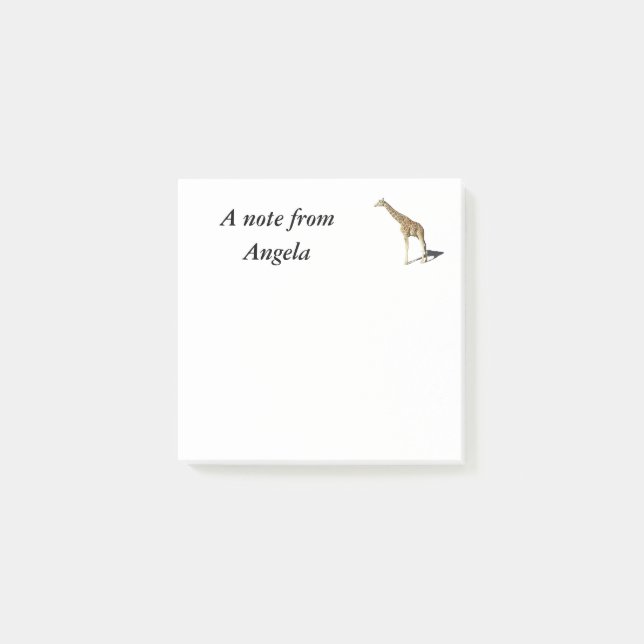 Giraffe Notes (Front)