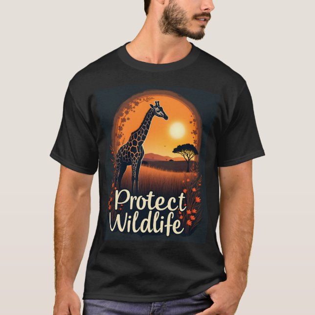 Giraffe of the Savanna Tank Top (Front)