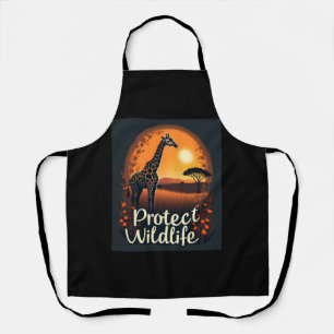 Giraffe of the Savanna Tank Top Apron
