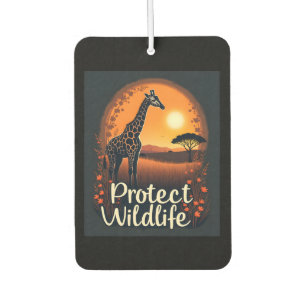 Giraffe of the Savanna Tank Top Car Air Freshener