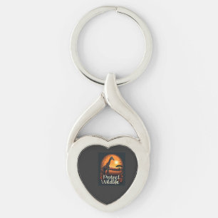 Giraffe of the Savanna Tank Top Key Ring