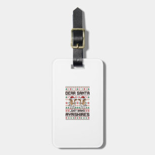 Giraffe on Skateboard Rainbow Vintage Shirt Design Luggage Tag