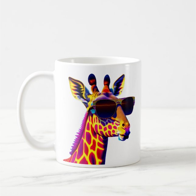 Giraffe optician coffee mug (Left)