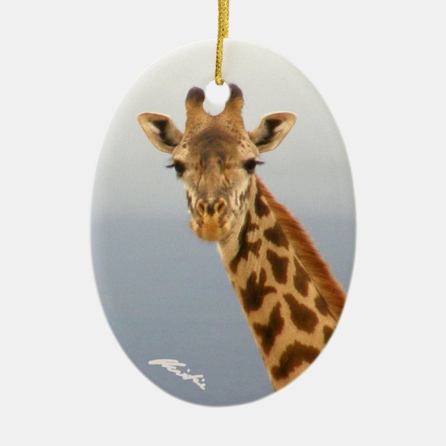 Giraffe Ornament (2-sided) (Front)