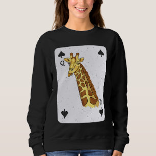 Giraffe Ornament Giraffe Merch Animal Print Giraff Sweatshirt