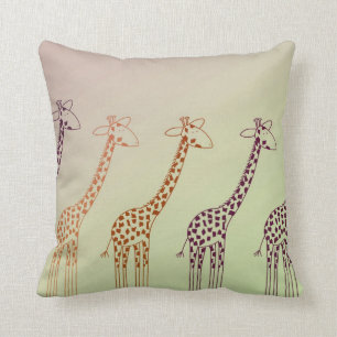 Giraffe Parade Cushion